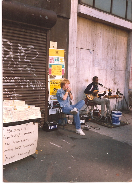 Adam and Sterling on 125th Street